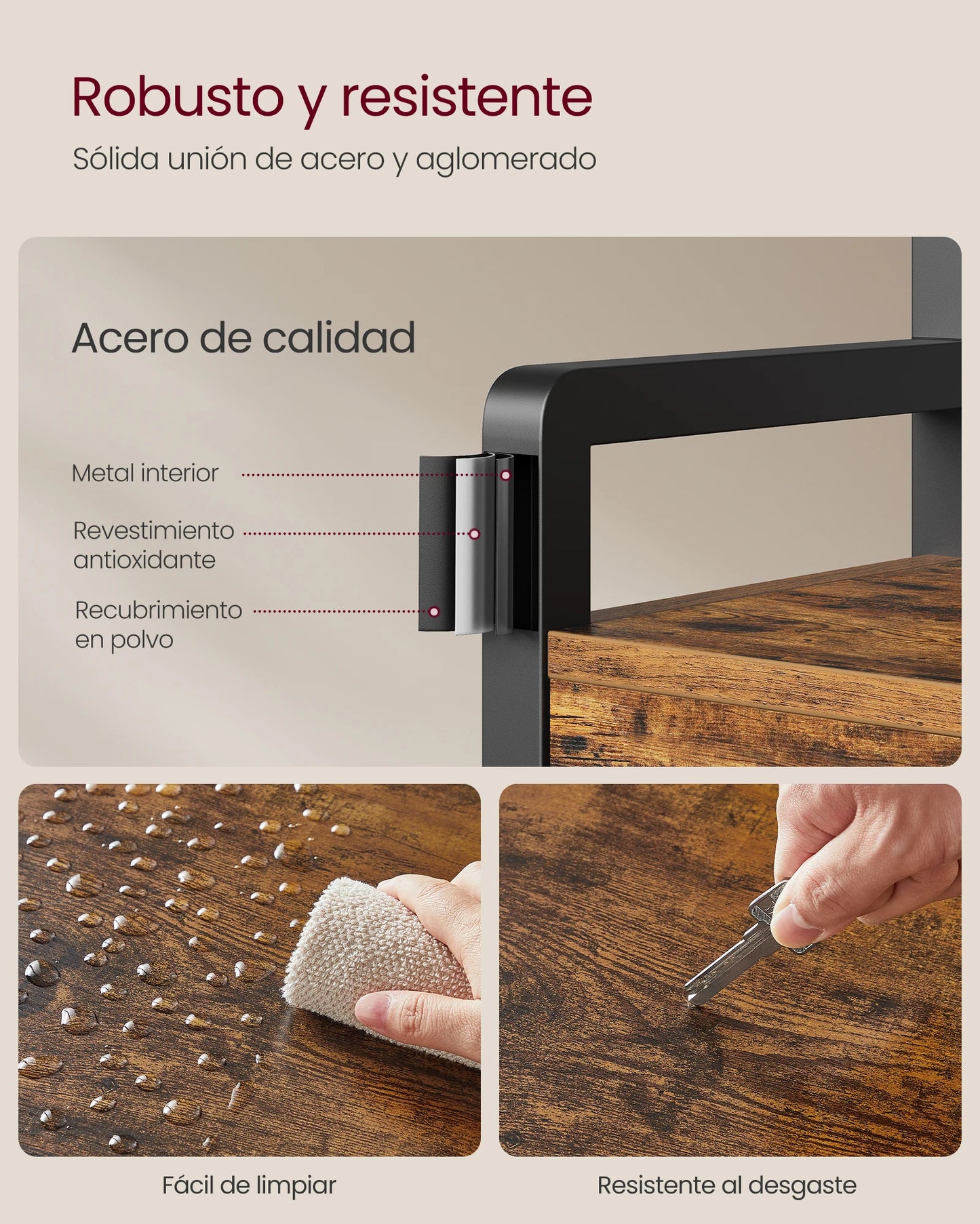 Mueble de entrada multifuncional