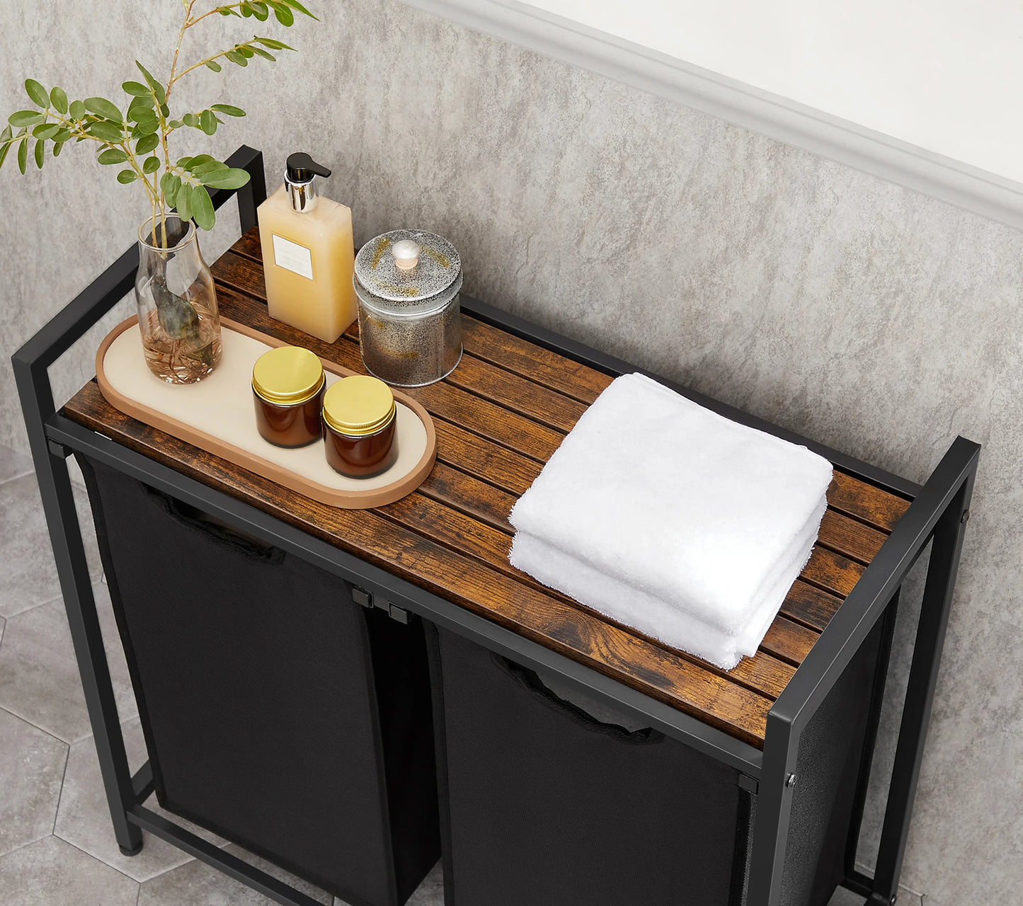 Cesta para la ropa sucia 2x1