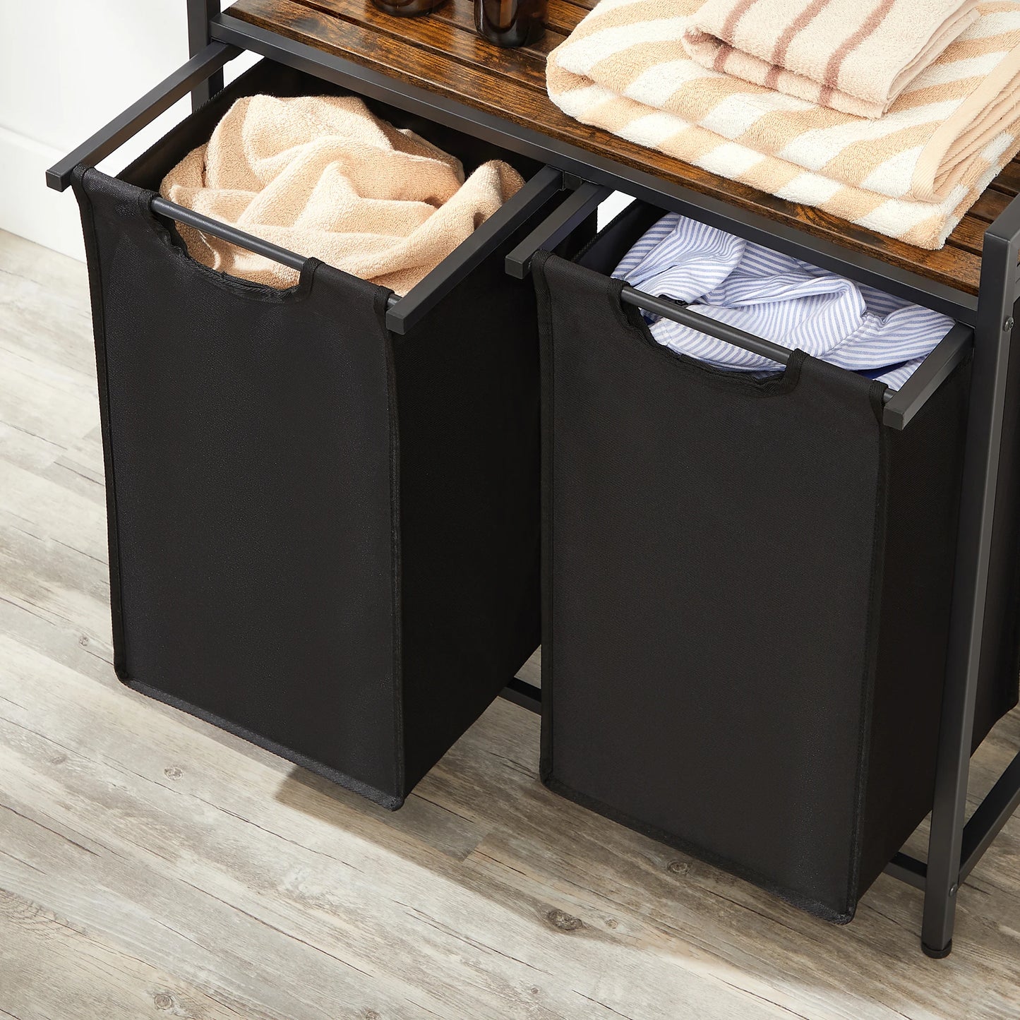 Cesta para la ropa sucia 2x1