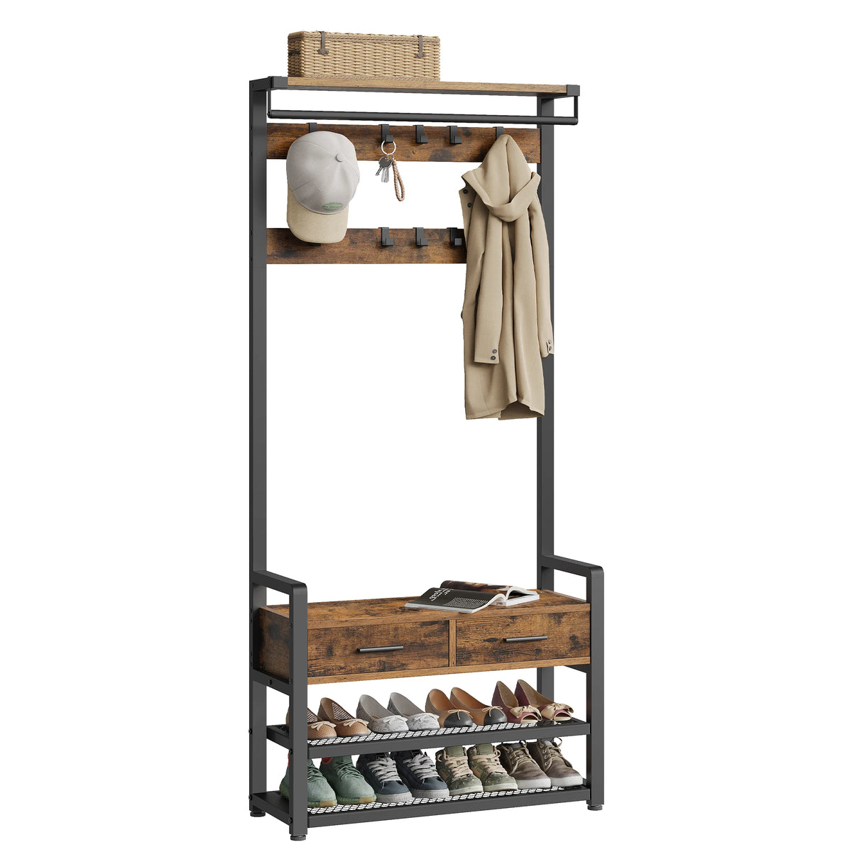 Mueble de entrada multifuncional